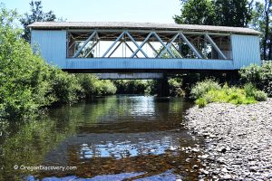 Gilkey Covered Bridge - Thomas Creek