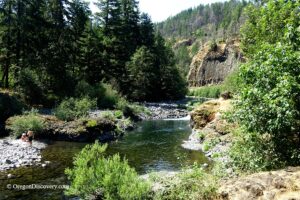 Ivor Davies Wayside on the Molalla River, Oregon