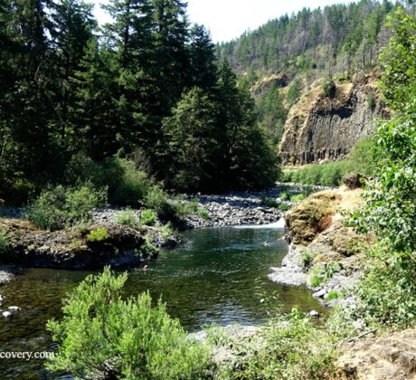 Ivor Davies Wayside on the Molalla River, Oregon