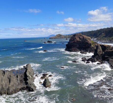 Agate Beach View from Otter Point, Southern Oregon Coast