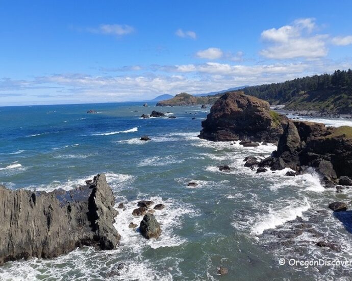 Agate Beach View from Otter Point, Southern Oregon Coast