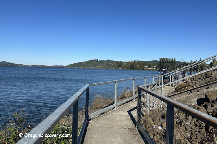 Dexter Reservoir at Lowell Covered Bridge