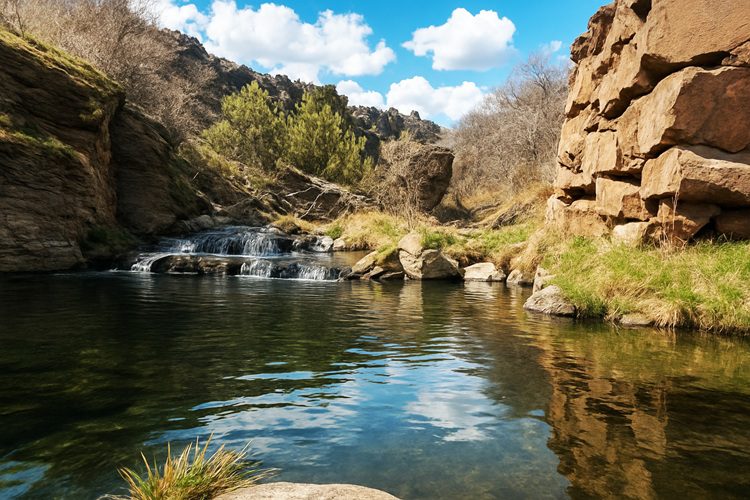 Three Forks Hot Springs, Owyhee Canyon, Oregon