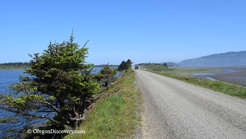 Bayocean Peninsula at Cape Meares Lake, Oregon Coast