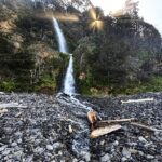 Larson Creek Falls on Short Beach, Oregon Coast