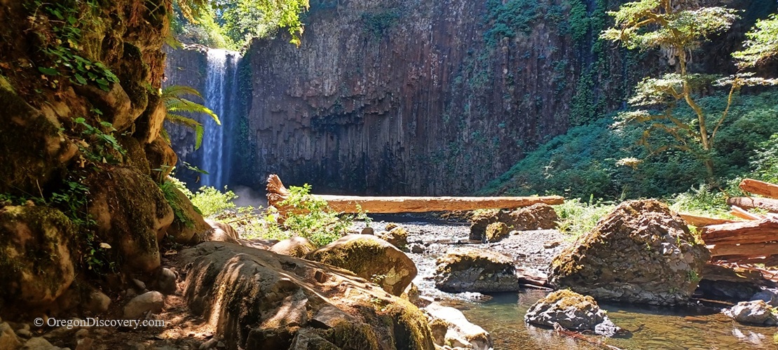 Abiqua Falls View from Trail, Oregon