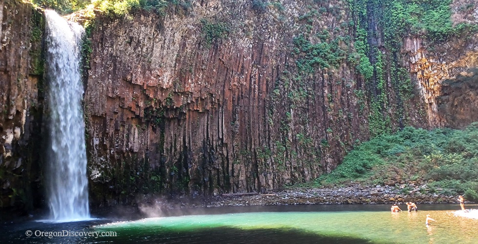 Abiqua Falls in summer, Oregon